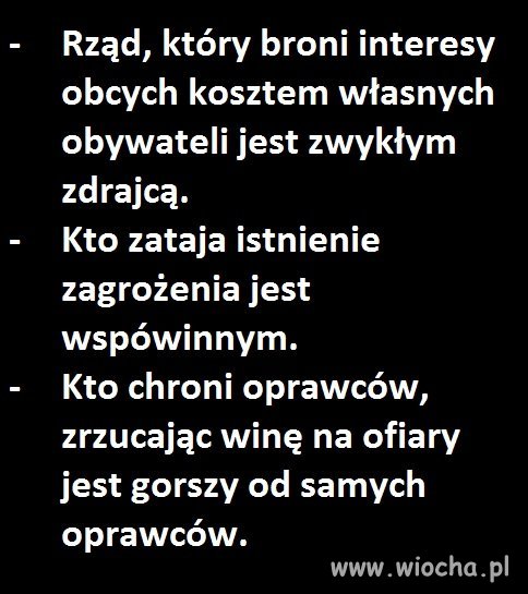 Widzi ktoś analogię do polityki niektórych krajów?