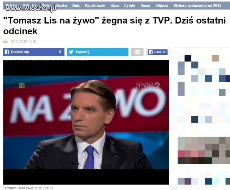 Żegnamy ozięble...