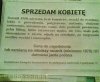 Sprzedam kobiete