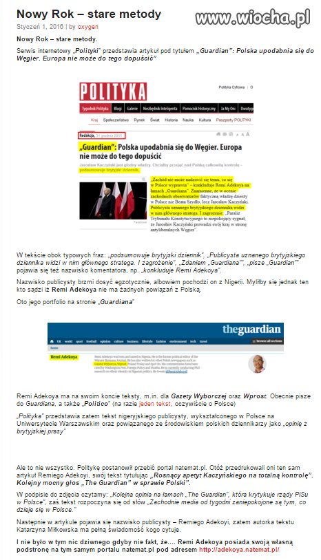 "Zagraniczne media" znów piszą o Polsce.