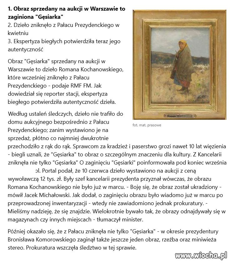 Ciekawe ile Bronek na tym zarobił?