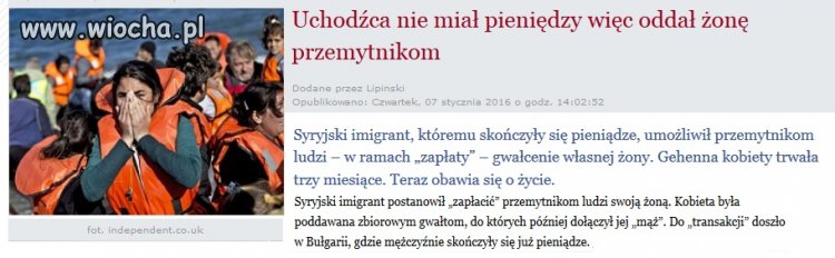 Forma płatności imigranta  