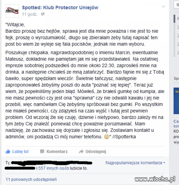 Trzeba się szanować!