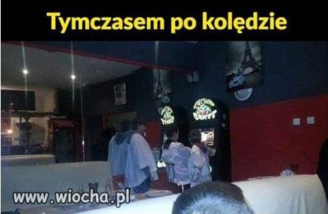 Kolędnicy  ciekawe gdzie ksiądz ?