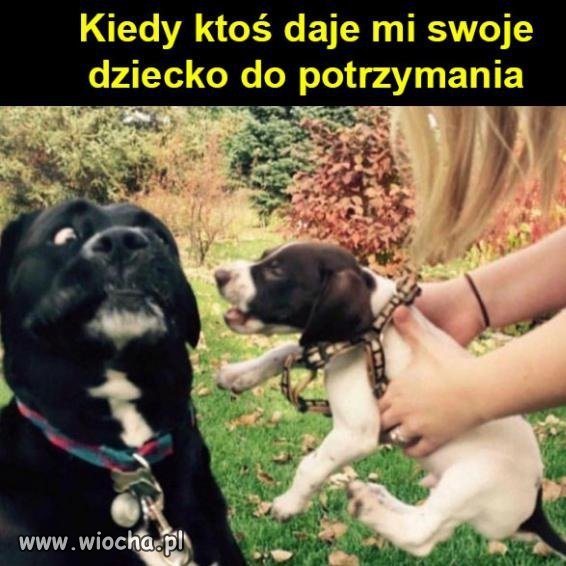 Dziecko do potrzymania