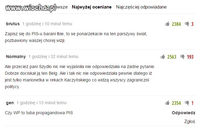 Jacy ci polacy zgodni...