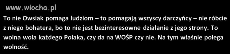 Kto chce niech daje - jego prawo