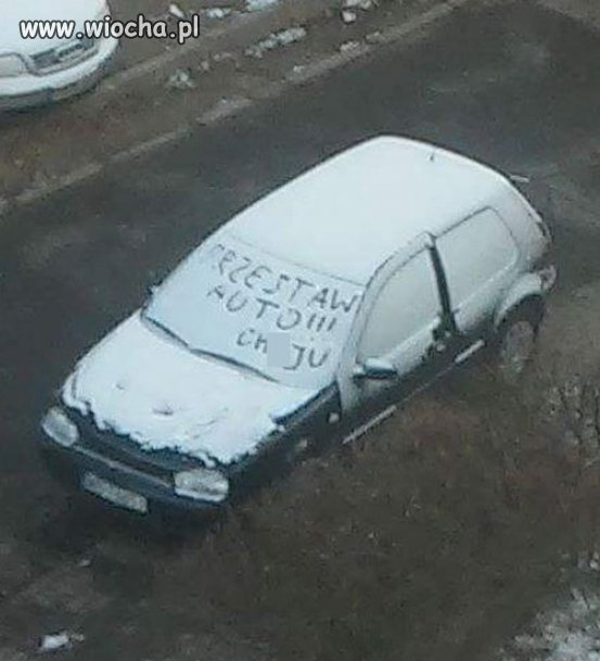 Jak śnieg pomaga...