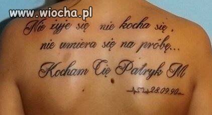 Pamiątka na całe życie...