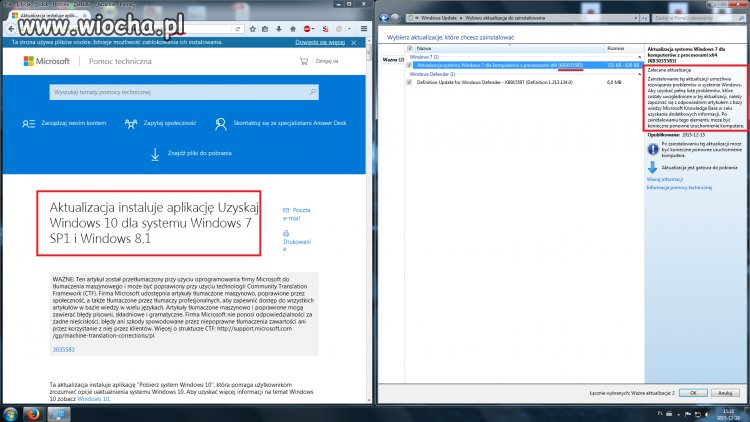 Jak Microsoft wciska Windowsa 10 na siłę...