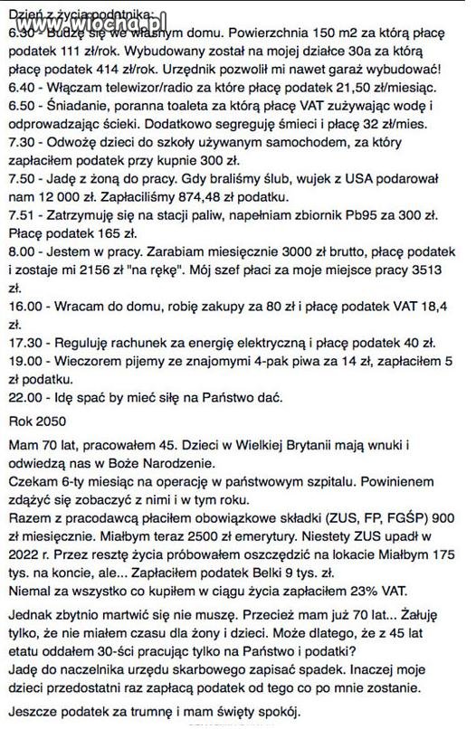 Wystarczy nie zabierać,