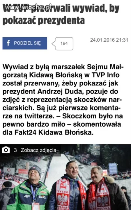 Głosowałem na PiS