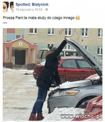 Tymczasem na parkingu.
