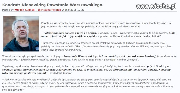 Im starszy, tym głupszy.