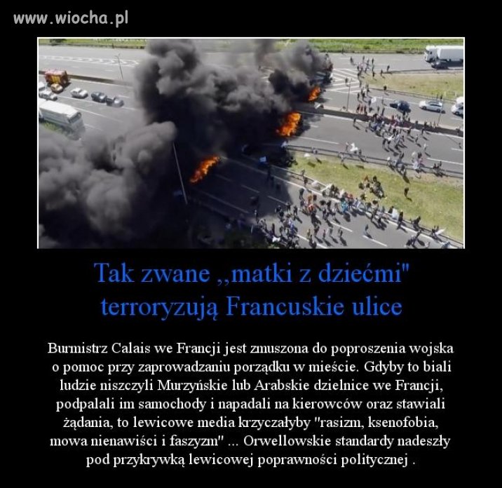 "Matki z dziećmi" terroryzują Francję?