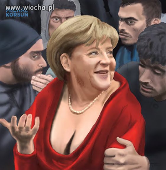 Tak widzę politykę Merkelowej ...