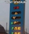 Cena za benzynę 