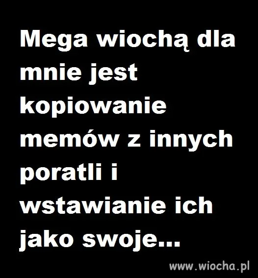 To jest wiocha