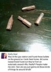 Emily znalazła pociski na stacji benzynowej 