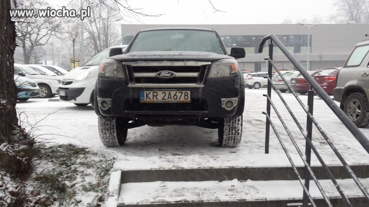 Nie ma jaka zablokować przejście dla pieszym