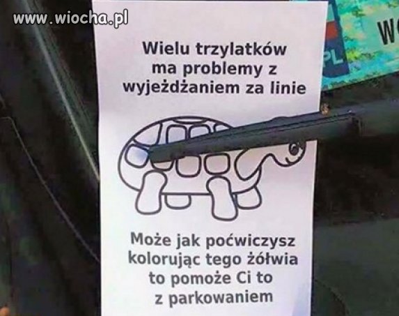 Zamiast karnego k...tasa.