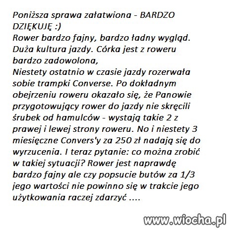 Stać babę na rower za 1000zł