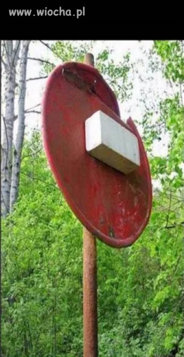 Nowy znak drogowy ...