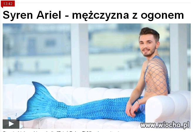 Ariel Syren zaprasza na kanapę  