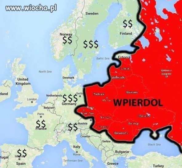 Mapa dla imigrantów.
