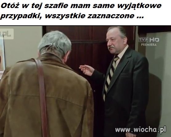 Pani Kiszczak ma jednak lepszą szafę 