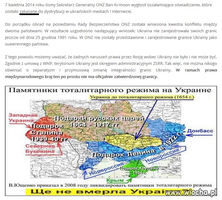 Ukraina??NIe...