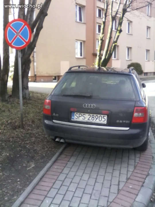 Chodnik? Zakaz? Ja na chwilę