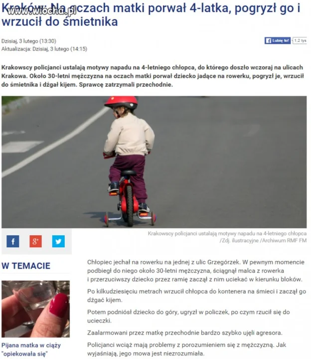 Głodny nie był sobą.