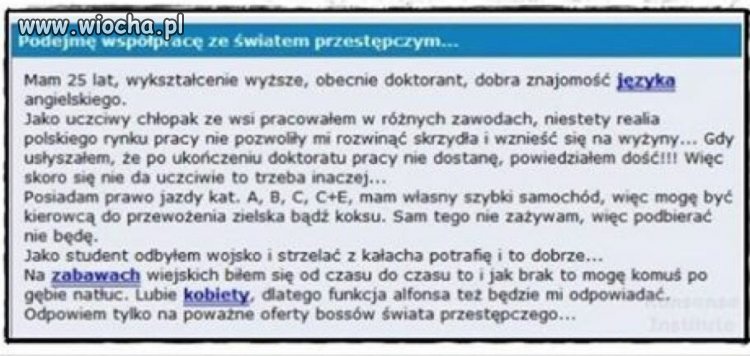 Szukanie pracy