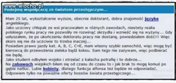 Szukanie pracy