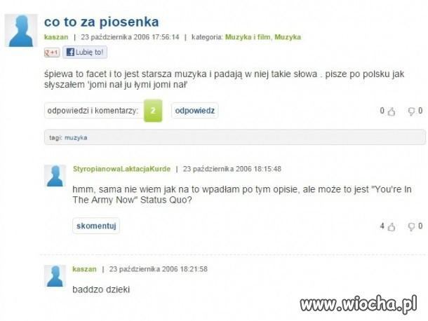 Co to za piosenka?