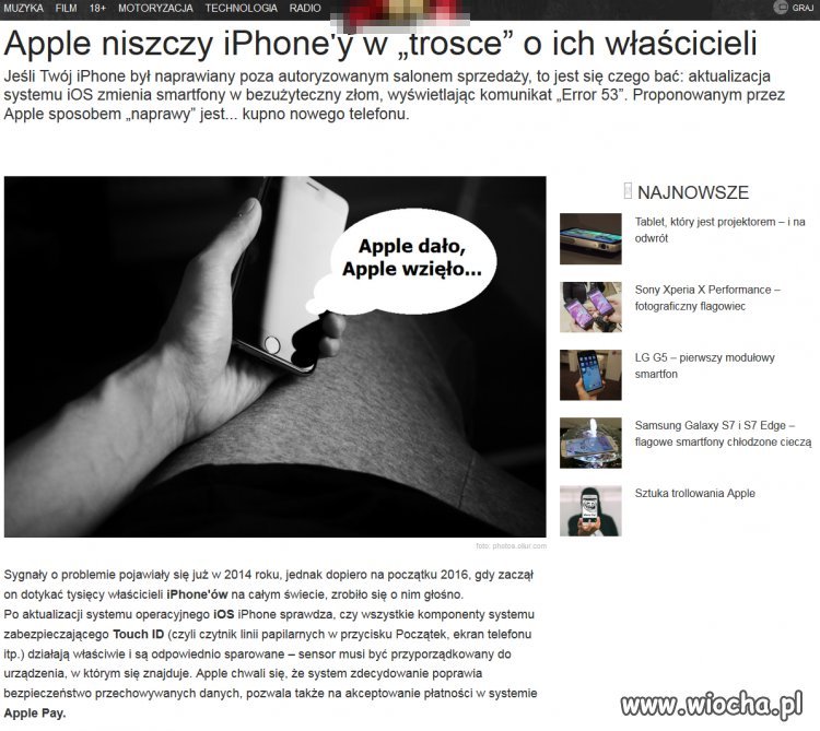 Jak zawsze wszystko dla naszego dobra.