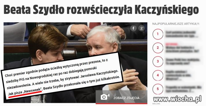 Newsweek bardzo "wiarygodne" źródło 