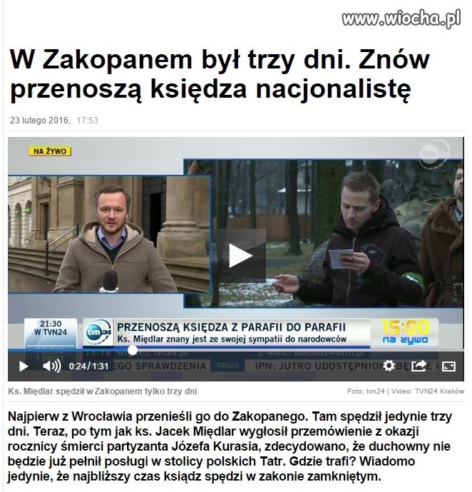 Za dużo polityki