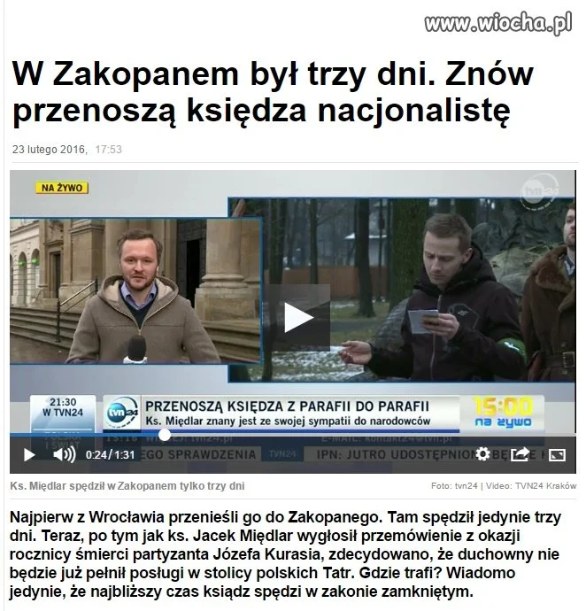 Za dużo polityki