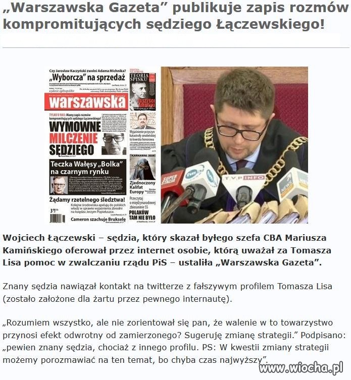 Kto pod kim dołki kopie...