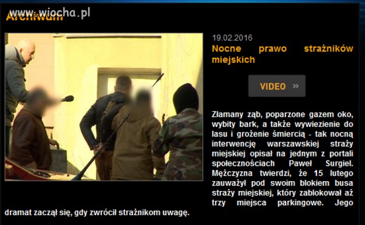 Zwrócił im uwagę, że źle zaparkowali