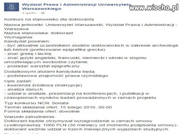 Robota jak marzenie!