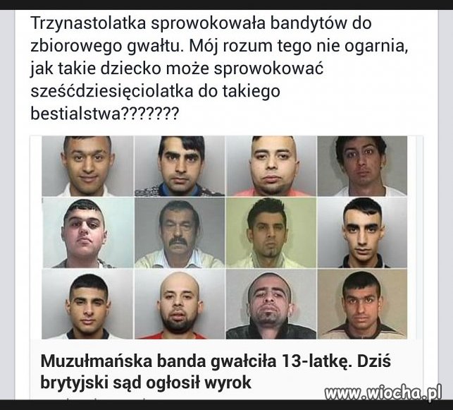 13 latka prowokowała do gwałtu.