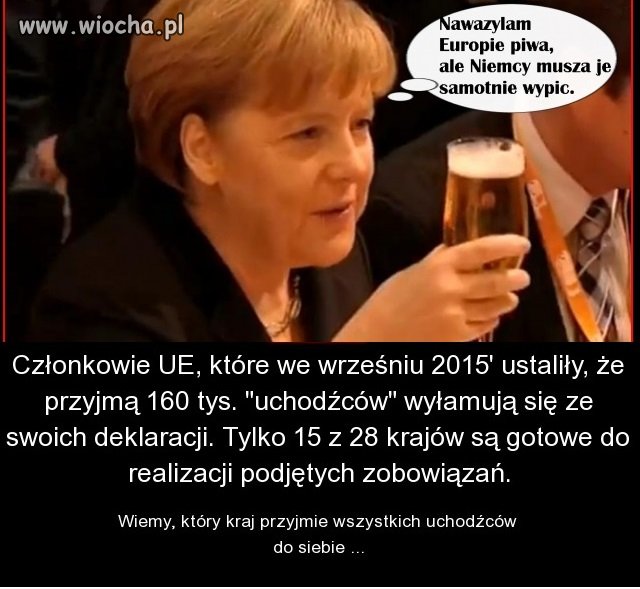 To niech sobie piją razem z uchodźcami