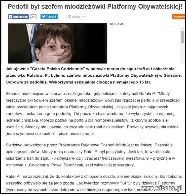 Jaja ucinać przy samej doopie