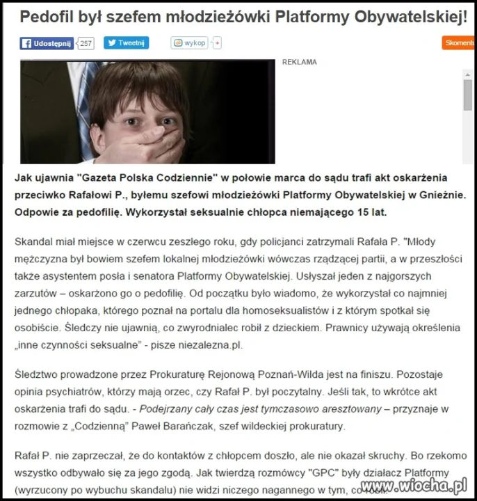 Jaja ucinać przy samej doopie