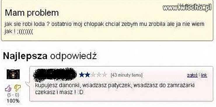 Mam problem z lodem