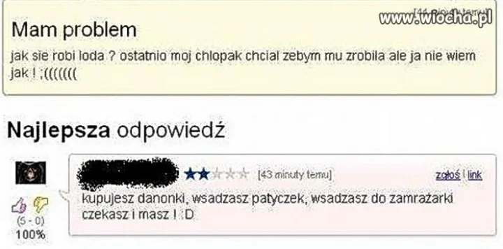 Mam problem z lodem