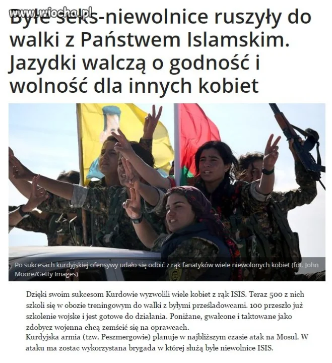 Wszystkich jeńców z ISIS oddać w ręce 